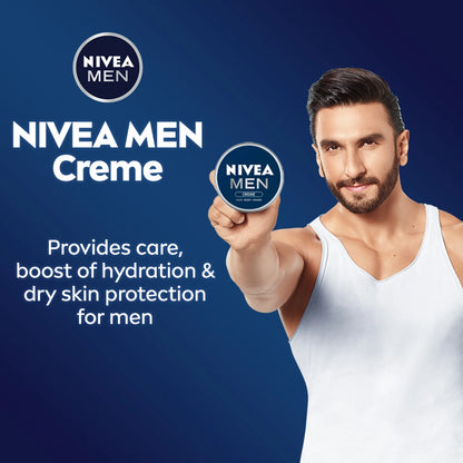 Nivea Men Creme, Non Greasy Moisturizer, Cream For Face, Body & Hands, 30 ml