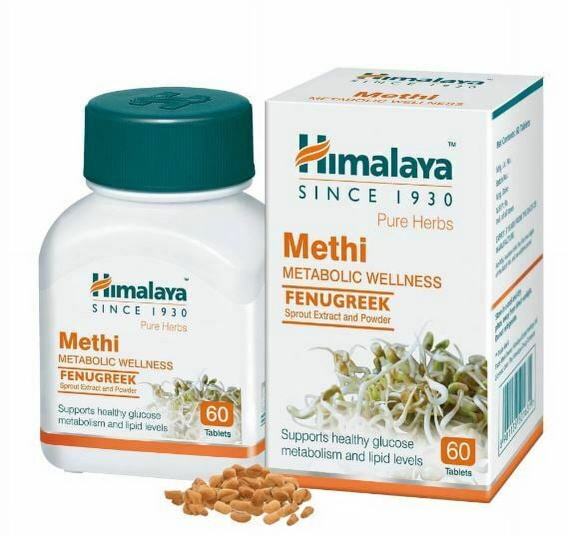 Himalaya Wellness Pure Herbs Methi Metabolic Wellness 60 Tablets FREE SHIPPING