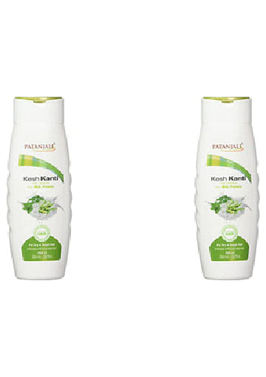 Pack Of 2 - Patanjali Milk Protein Hair Cleanser Shampoo - 200 Ml (6.76 Oz)