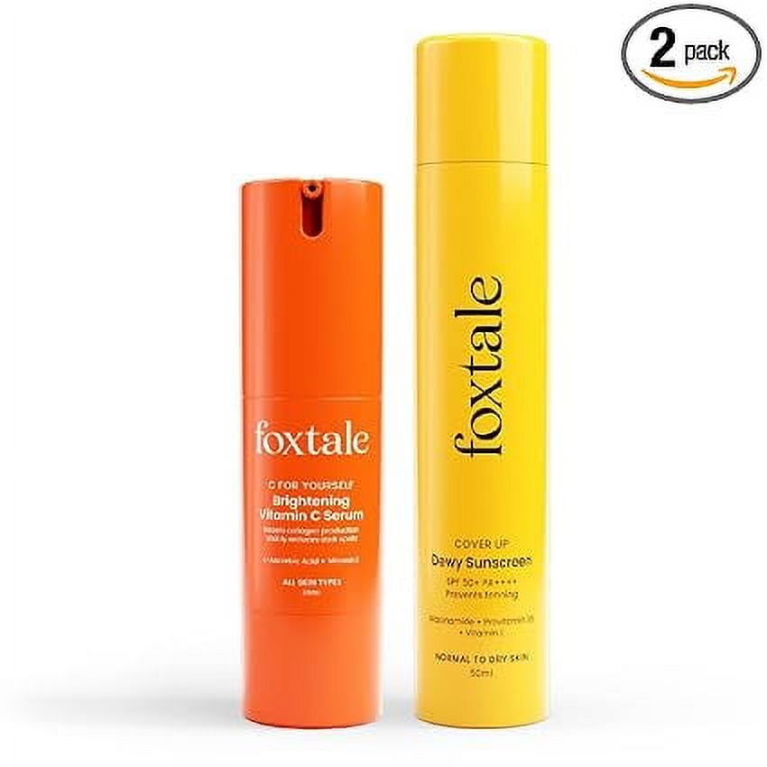 Foxtale Ultra Glow SkinCare Kit (Dewy) for Glowing Skin | Vitamin C Serum-30ml + Niacinami