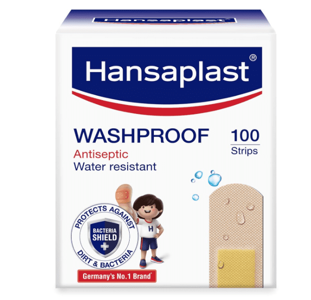 Hansaplast Antiseptic Plaster strips for Kids & Adults (