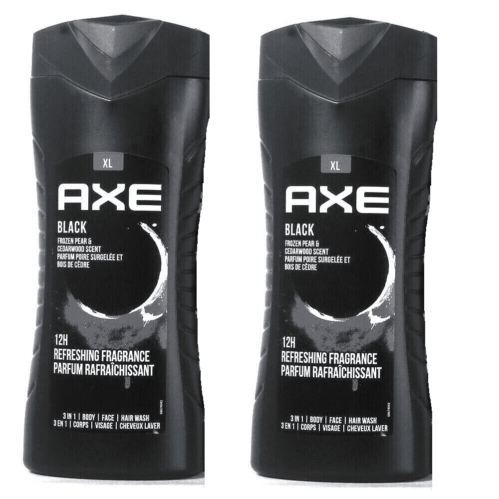 AXE 3-in-1 BodyWash - BLACK, Net.Wt 13.5 fl.oz/400ml (2)