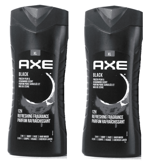 AXE 3-in-1 BodyWash - BLACK, Net.Wt 13.5 fl.oz/400ml (2)