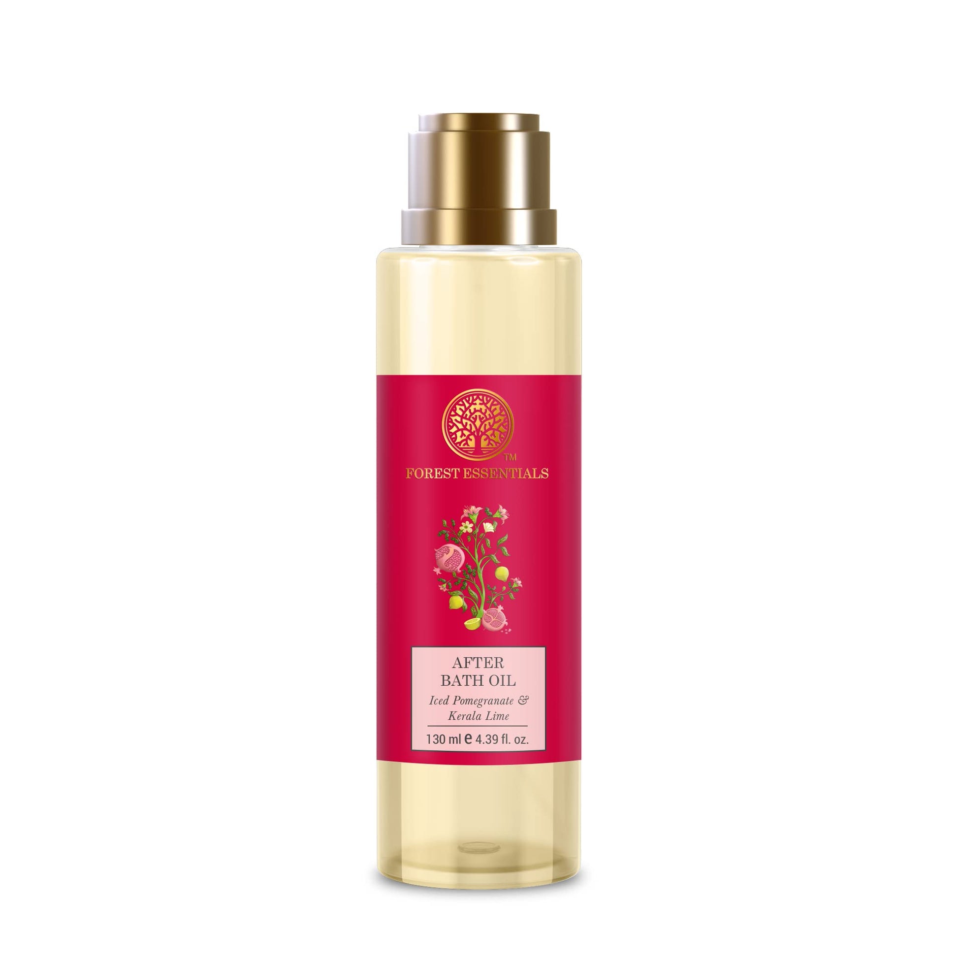 Forest Essentials After Bath Oil Iced Pomegranate & Kerala Lime | Ayurvedic Scented Natura