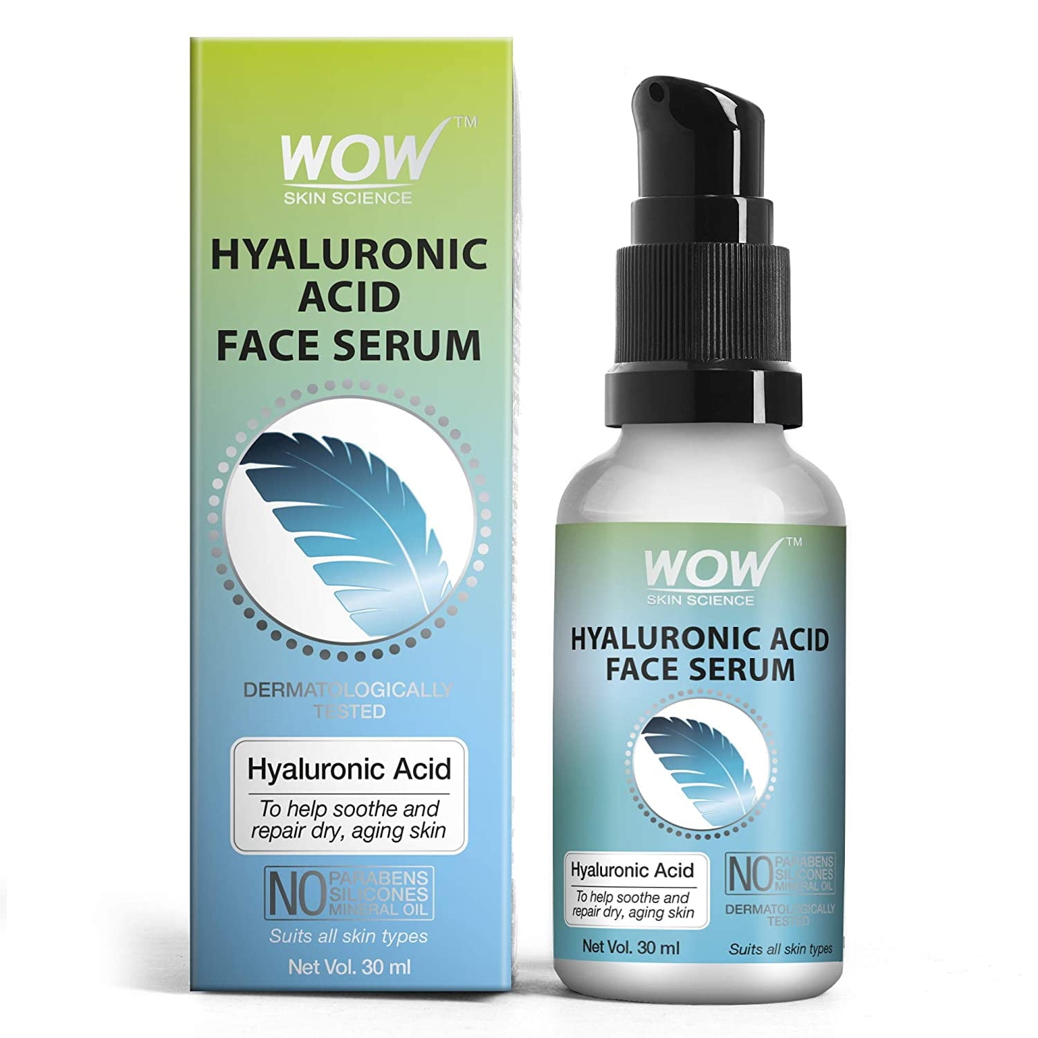 WOW Skin Science Hyaluronic Acid Moisturising FaceSerum - 30ml