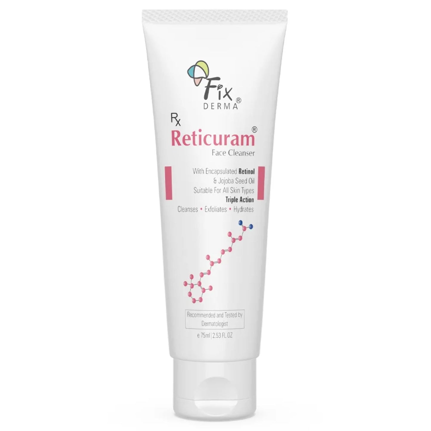 Fixderma Reticuram FaceCleanser - 75 ml