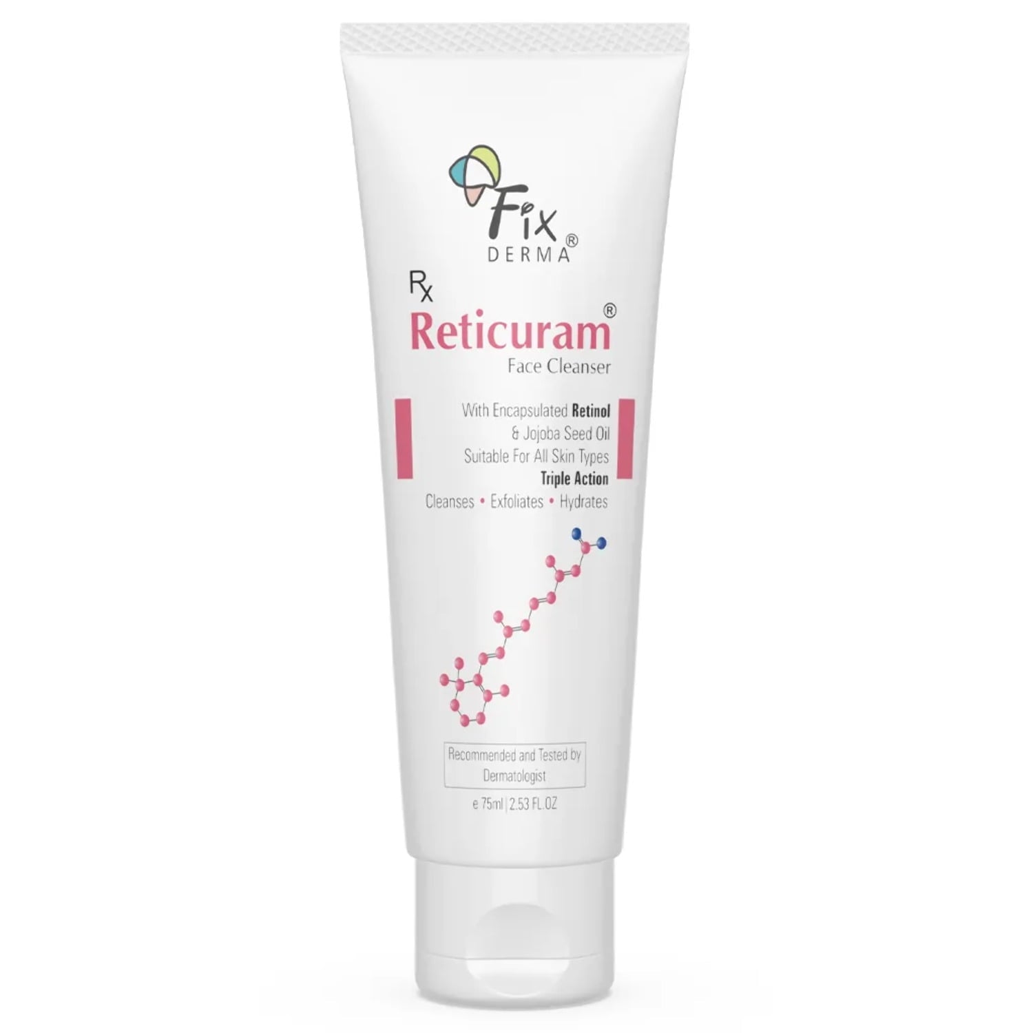 Fixderma Reticuram FaceCleanser - 75 ml