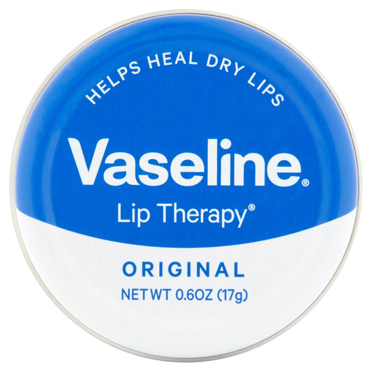 (2 pack) (2 Pack) Vaseline Lip Therapy LipBalm Tin Original 0.6 oz