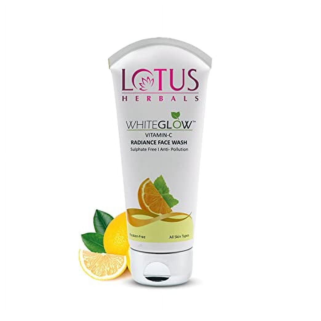Lotus Herbals WhiteGlow Vitamin C Radiance FaceWash | For Dark Spots & Dull Skin | Anti- P