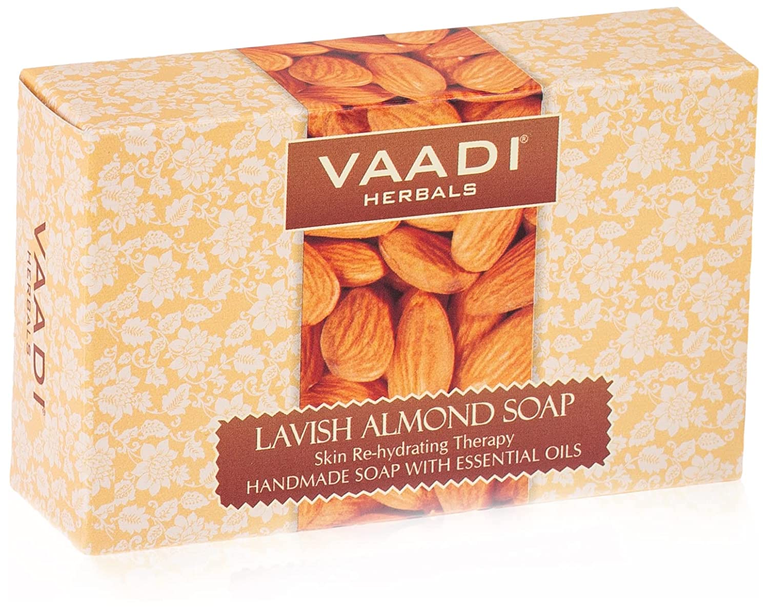 Vaadi Herbals Rehydrating Lavish Almond Soap 75g