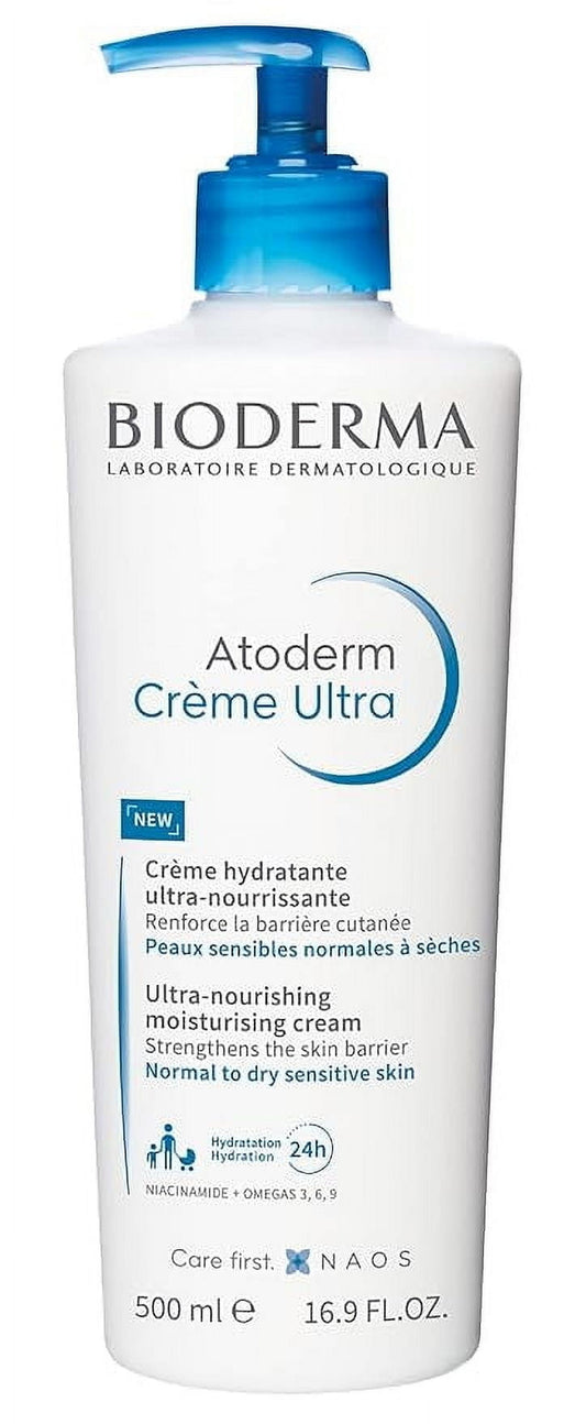 Bioderma Atoderm Creme Ultra-Nourishing - Moisturizer For Normal To Sensitive Dry Skin, 50