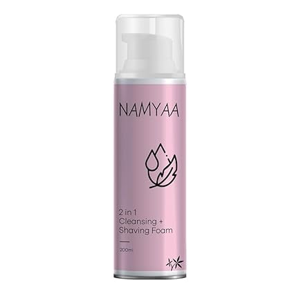 Namyaa Satinwhite Ultra Sensitive 2in1 Shaving Foam For Women |Shaving & Cleansing Foam (2