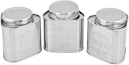 iKonbi Stainless Steel Triangle-Shaped Tea, Sugar, and Coffee