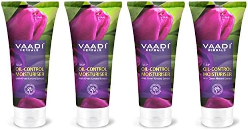 Vaadi Herbals Tulip Oil Control Moisturizer, 60g (Pack of 4)