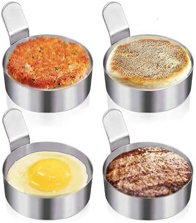 iKonbi Set of 3 Egg Ring/Pancake/Egg Muffins Benedict with Handle