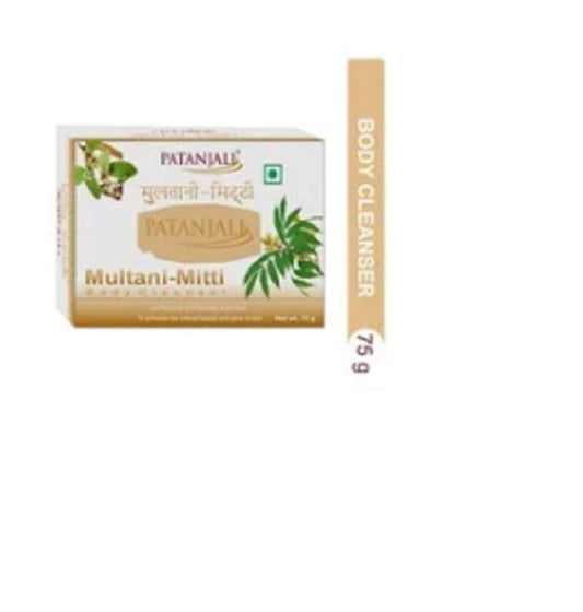 Patanjali Multani-Mitti Body Soap: 75g, Pack of