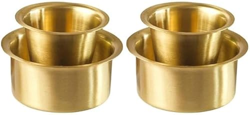 Yuktha Eternals Brass Dabara Set | Tea, Coffee Dabara Set | South Coffee Glass Tumbler Set