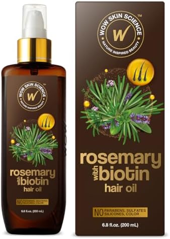 WOW Skin Science Rosemary with Biotin HairOil 6.8 oz
