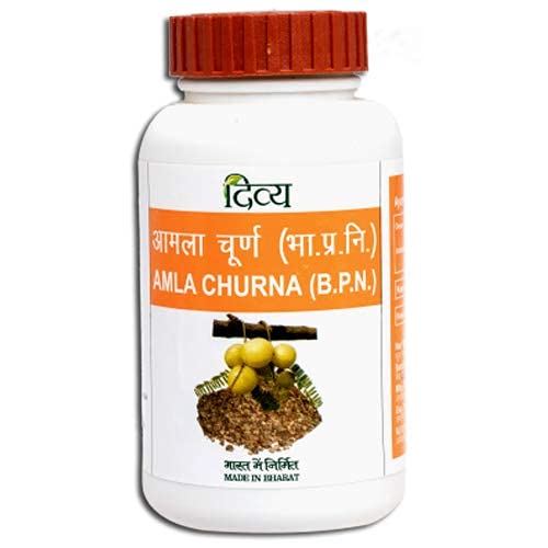 Patanjali Divya Amla Churna: 100g, Pack of