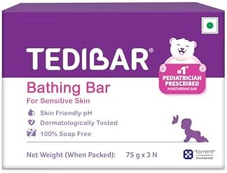 Tedibar TEDIBAR 75g x 3S Bath Rod, Pink, 75g (Pack of 3)