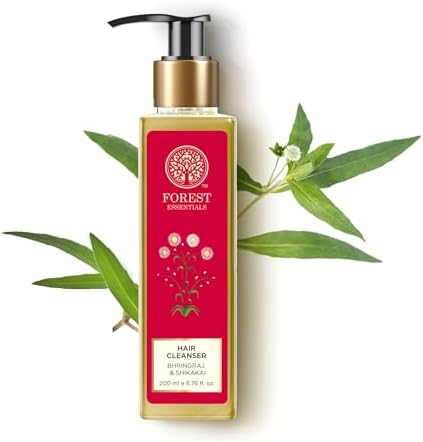 Forest Essentials Hair Cleanser, Bhringraj and Shikakai, 200ml