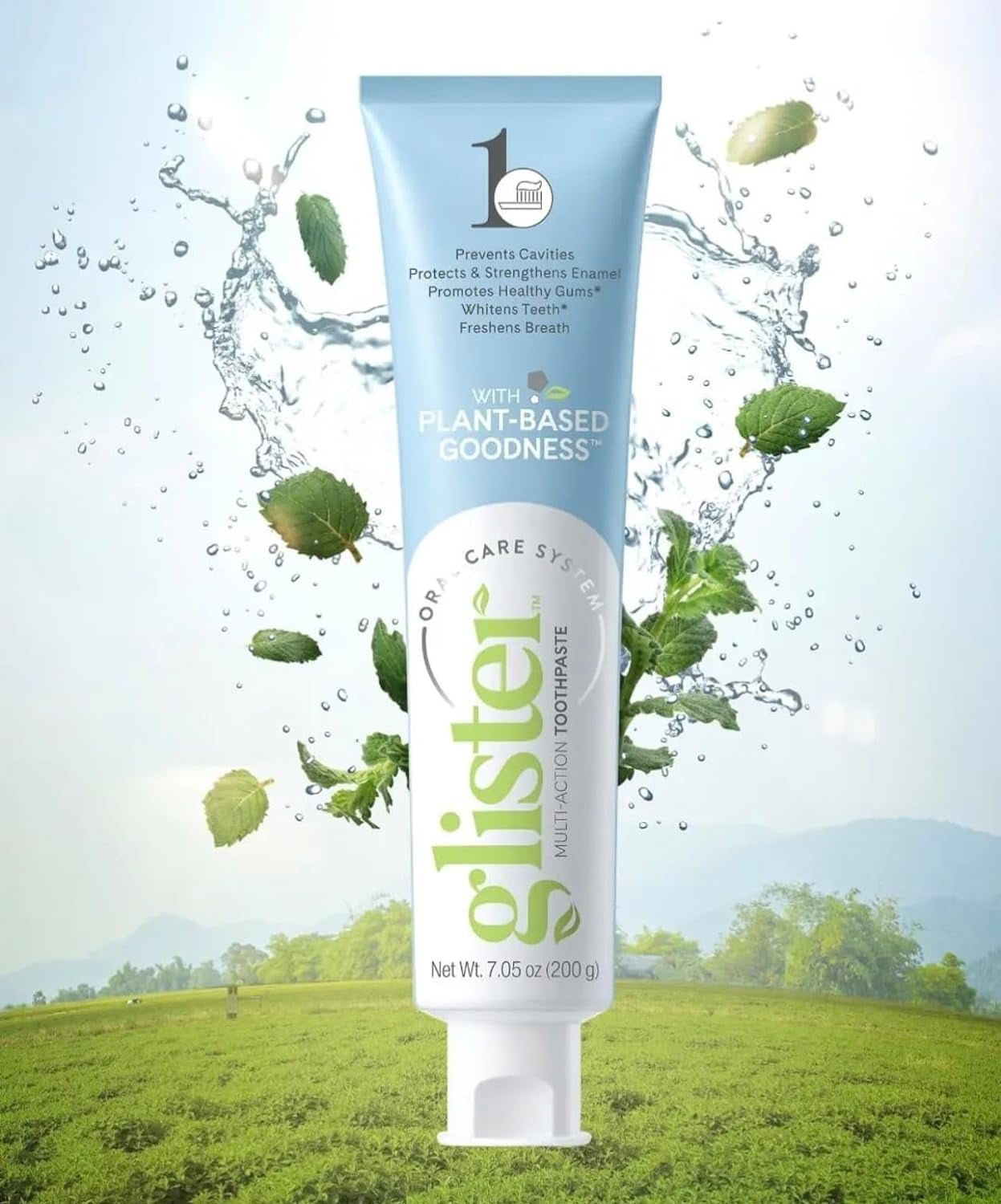 Amway Glister Multi-Action Toothpaste 200g Whitens Teeth Remove Plaque Healthy