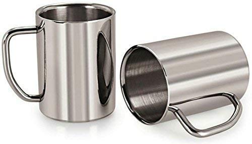 iKonbi Stainless Steel Double Wall Super Strong Coffee Drinking Cup Tea Drinking Cup- Set