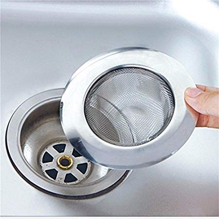 iKonbi Kitchen Sink Strainer Heavy Duty Stainless Steel Strainer Kitchen Drain Basin