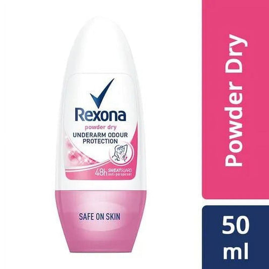 Rexona Powder Dry Underarm Roll On Deodorant For Women, Antiperspirant, Removes Odour, Kee