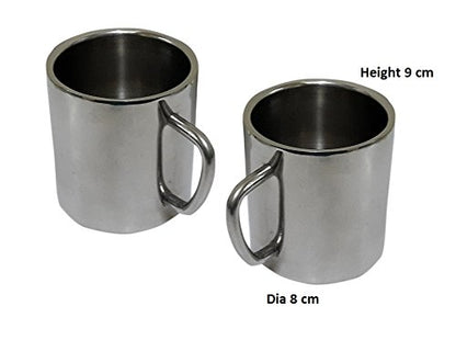 iKonbi Set of 2 Double Wall Big Sober Tea/Coffee Mugs