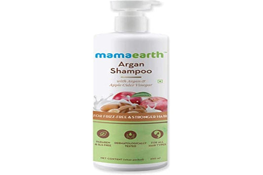 Mamaearth Argan & Apple Cider Vinegar Shampoo: 250