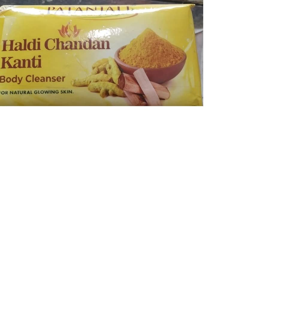 Patanjali Haldi Chandan Kanti Body Cleanser: 150g, Pack of