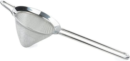 iKonbi Stainless Steel Conical Shape Bar Strainer/Food Strainer/Mesh Strainer- Set of 2 20 x 9 x 1 cm