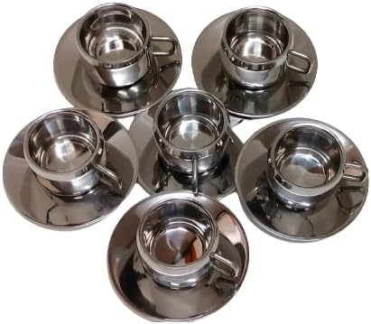 iKonbi Stainless Steel Set of 6 Apple Cup with 6