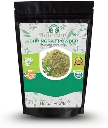 Ayurvedashree Bhringraj Powder 200 Gm I Bhringaraj Eclipta Alba Powder Promotes Healthy Ha