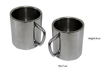 iKonbi Set of 2 Double Wall Small Sober Tea Cups
