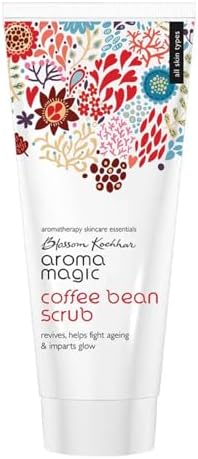 Aroma Magic Coffee Bean Face Scrub | Revive Tired Skin with Shea Butter | Deep Cleansing E