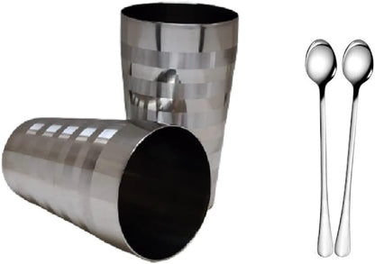 iKonbi Stainless Steel Tool Glass with Mixing Stirrers