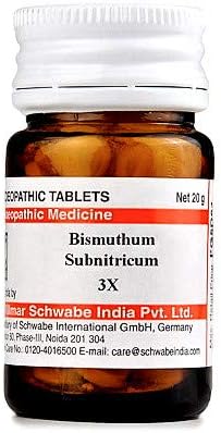 Dr. Willmar Schwabe India Bismuthum Subnitricum Trituration Tablet: