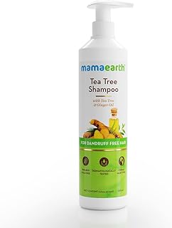 Mamaearth Tea Tree Anti Dandruff Shampoo, With Tea Tree & Ginger Oil, 250ml