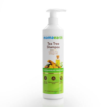 Mamaearth Tea Tree Anti Dandruff Shampoo: Tea Tree & Ginger Oil, 250