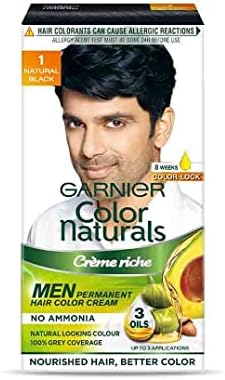 Garnier Color Naturals - Men Permanent Hair Colour Cream Natural Black 1