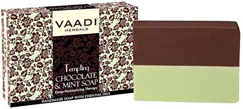 Vaadi Herbals Tempting Chocolate & Mint Soap 6x75g