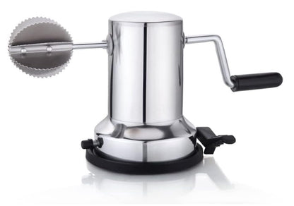 iKonbi Stainless Steel Stainless Steel Coconut Scraper with Vacuum Base, Coconut Grater Machine, Coconut Crusher, Manual Hand Roller