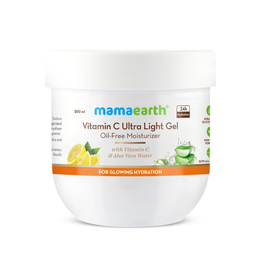 Mamaearth Vitamin C Ultra Light Gel Moisturizer: Face, Body & Hands, 200