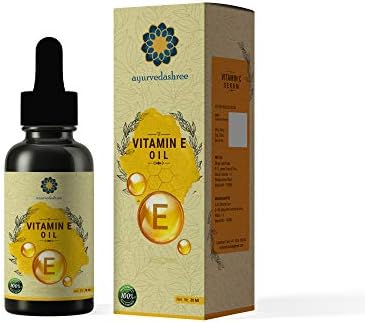 Ayurvedashree Vitamin E Oil for Skin and Body 30 ML with Almond Oil, Argan Oil & Grape See