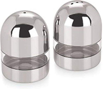 iKonbi Stainless Steel Salt and Pepper Shakers Holders in Oval Egg Shape for Your Kitchen