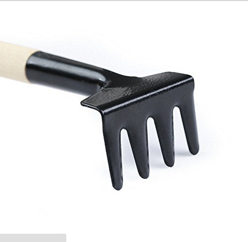 iKonbi Garden Tool Set for Home Gardening Weeder, Cultivator and Garden Fork Multicolour -Set of 3