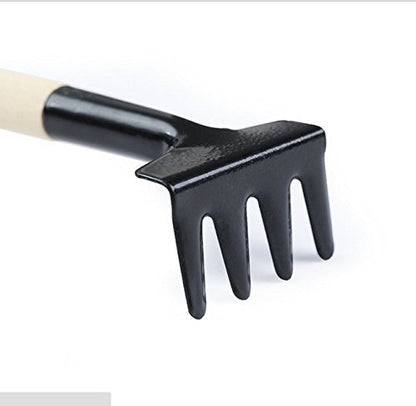 iKonbi Garden Tool Set for Home Gardening Weeder, Cultivator and Garden Fork Multicolour -Set of 3