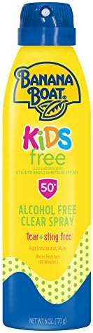 Banana Boat Sunscreen Kids Ultra Mist Tear-Free Sting Free Broad Spectrum Sun Care Sunscre